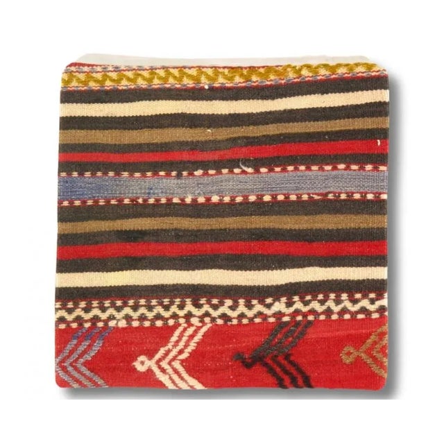 Traditional Vintage Hand Woven K140 Pillow 16" For Sale - Image 3 of 3