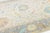 Contemporary Pastel Oushak Style Hand-Knotted Wool Rug – Soft Neutral & Blue For Sale - Image 11 of 12