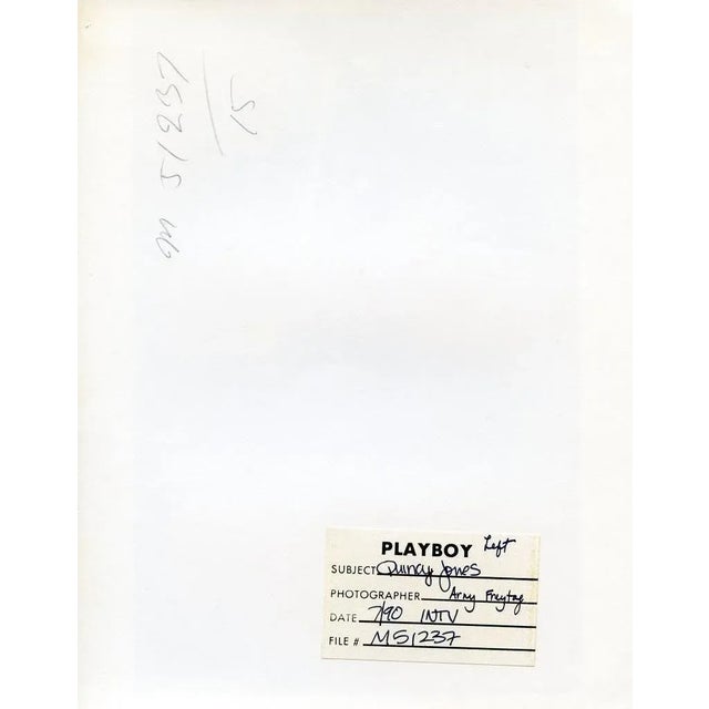 Quincy Jones by Arny Freitag is a vintage photographic print on hight quality single- coated special paper. Original...