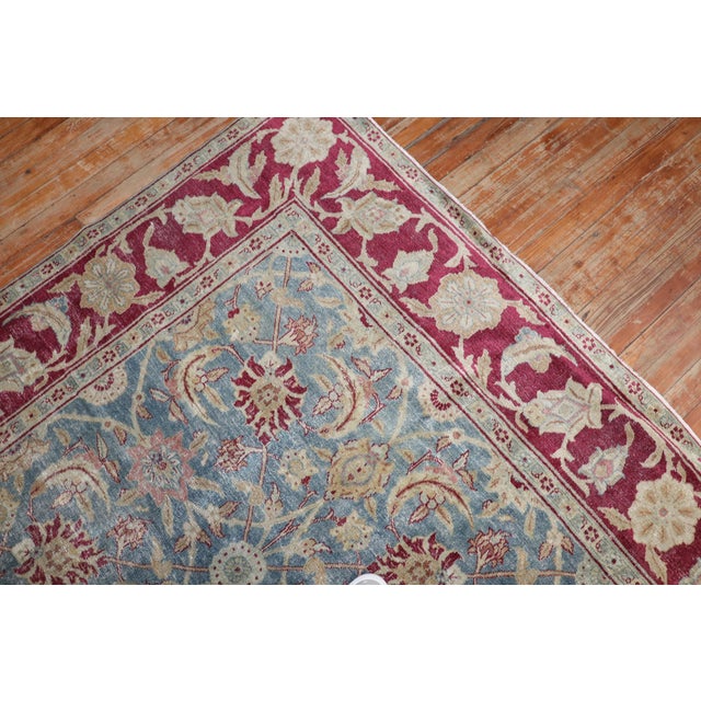 Antique Zabihi Collection Persian Tabriz Rug - 7'11" x 11'6" For Sale - Image 11 of 12