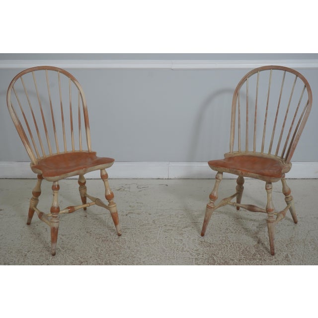 Set of Six Benchmade Windsor Dining Chairs For Sale - Image 13 of 18