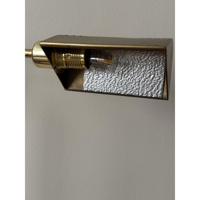 Telescopic Desk Lamp in Brass from Holtkötter, Germany, 1980 For Sale - Image 4 of 12