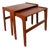 Vintage Danish Nesting Tables in Teak, Set of 2 For Sale