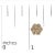 Early 21st Century 14K Yellow Gold 3.0 Cttw Diamond Floral Cluster Stud Earring For Sale - Image 5 of 5