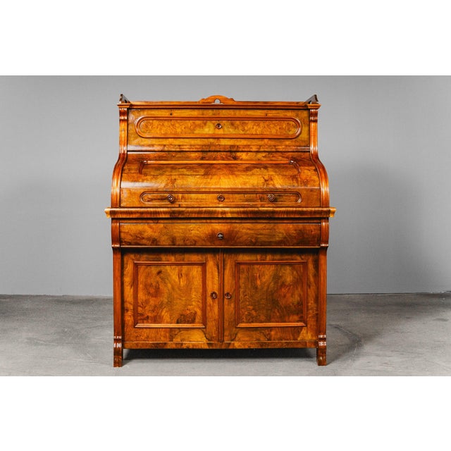 Louis Philippe Pine Secretary For Sale - Image 3 of 18