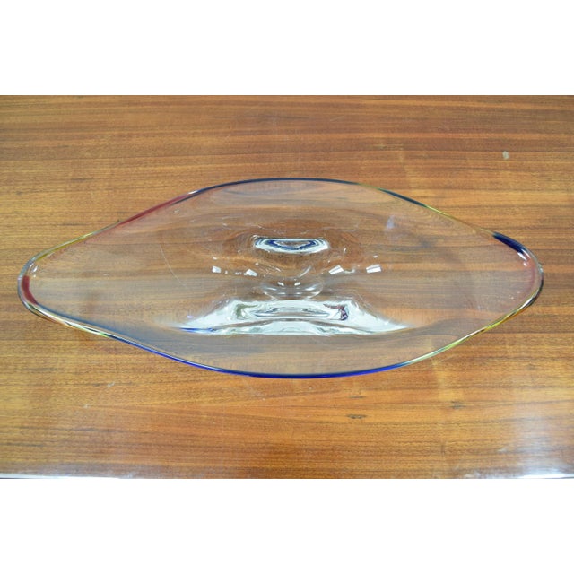 Mid-Century Bohemia Glass Bowl, 1960´s For Sale - Image 6 of 10