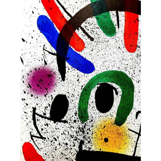 Black Joan Miro - Original Abstract Lithograph 1981 For Sale - Image 8 of 10