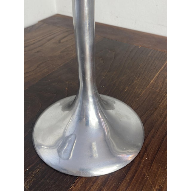 Large Knot-Shaped Aluminum Candlesticks, Italy, 1970, Set of 2 For Sale - Image 14 of 17
