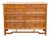 20th Century Faux Bamboo & Cane 6-Drawer Dresser For Sale