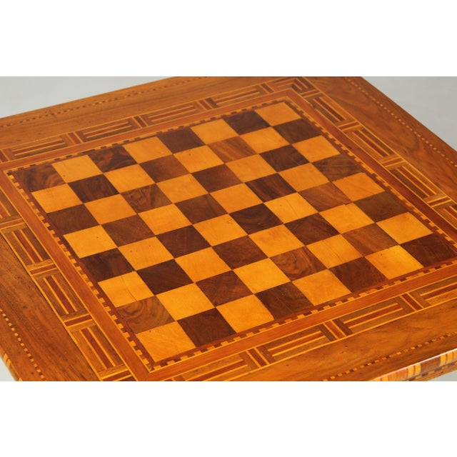 Late 19th Century Chess Table, 1890 For Sale - Image 11 of 13