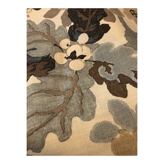 Cowtan and Tout Hanbury: Platinum, Bark Fabric Remnants- Set of 2 For Sale