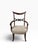 Antique Regency Style Mahogany & Ebony Arm Chairs For Sale - Image 4 of 5