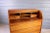 Brown Mid Century Teak Roll Top Secretary Desk Made in Denmark Storage Scandinavian For Sale - Image 8 of 13