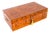 Mid-Century Italian Burr Walnut Humidor from Mastro de Paja, 1970s For Sale