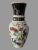 Glass Antique French Opaline Hand Painted Floral Decorated Art Glass Vase For Sale - Image 7 of 7