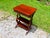 Antique Mahogany Empire Victorian Gothic Revival Trestle Lyre Nightstand Table For Sale - Image 15 of 18