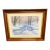 1980’s Winter Scene Watercolor by Charles McCaughtry For Sale