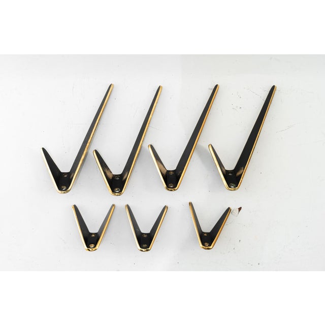 1950s Hooks by Herta Baller, Vienna, Austria, 1950s, Set of 7 For Sale - Image 5 of 8