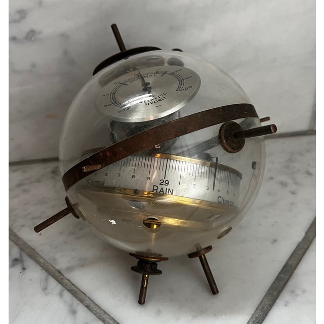 Mid-Century Modern West German Weather Station by Relative Hygrometer For Sale - Image 3 of 7