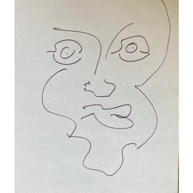 Portraiture Frank Wallace Portrait Drawing For Sale - Image 3 of 3