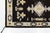 2020s Modern Navajo Style Handmade Wool Area Rug in Black, Cream & Ochre Accent For Sale - Image 5 of 8