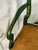 1980s Signed Norman Lundin Green Chinoiserie Armchair For Sale - Image 11 of 18