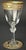 Traditional Antique Saint Louis Crystal Gilt Etched Wine Glasses, Set of 7 For Sale - Image 3 of 4