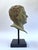 1990s Classical Greco Roman-Style Portrait Bust, on Stand For Sale - Image 9 of 12