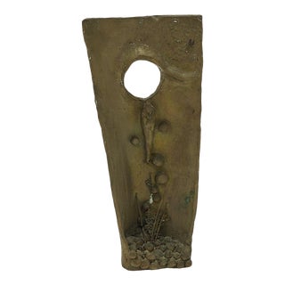 Cast Bronze Abstract Sculpture For Sale