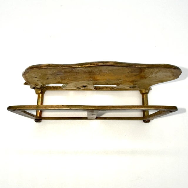 Vintage Decorative Brass Elephant Letter Rack For Sale In Austin - Image 6 of 8