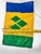 Saint Vincent & the Grenadines Vintage Nautical Burgee Flag For Sale - Image 4 of 11