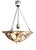 A large and incredibly rare mosaic pendant lamp made of alabaster, circa 1920 – possibly even slightly earlier. beautiful,...