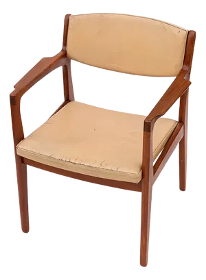 Danish Modern Teak & Leather Armchair by Erik Buck for Ørum Møbelfabrik