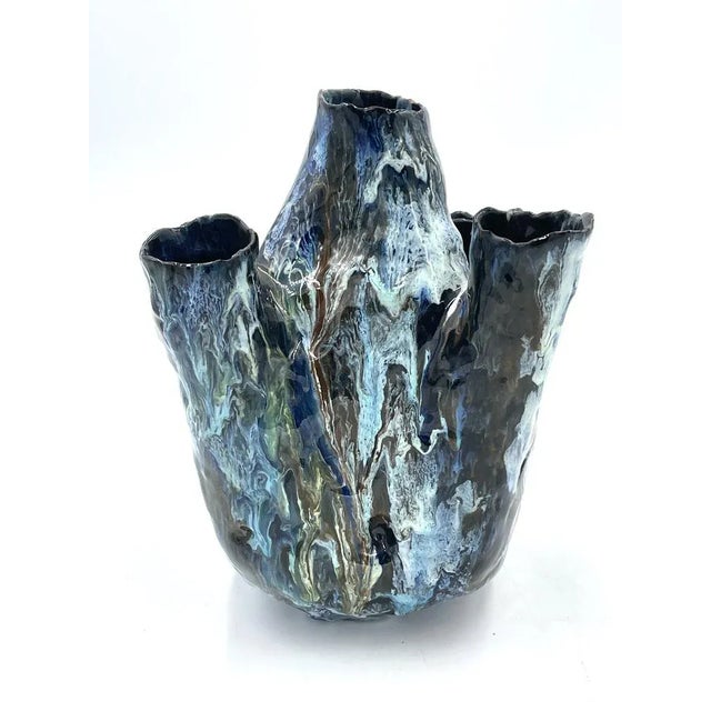 Glazed Ceramic Vase by Toni Furlan, 1954 For Sale - Image 3 of 13