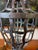 Spanish Revival Vintage Hand-Forged Wrought Iron Basket Form Table Lamps, a Pair For Sale - Image 3 of 10