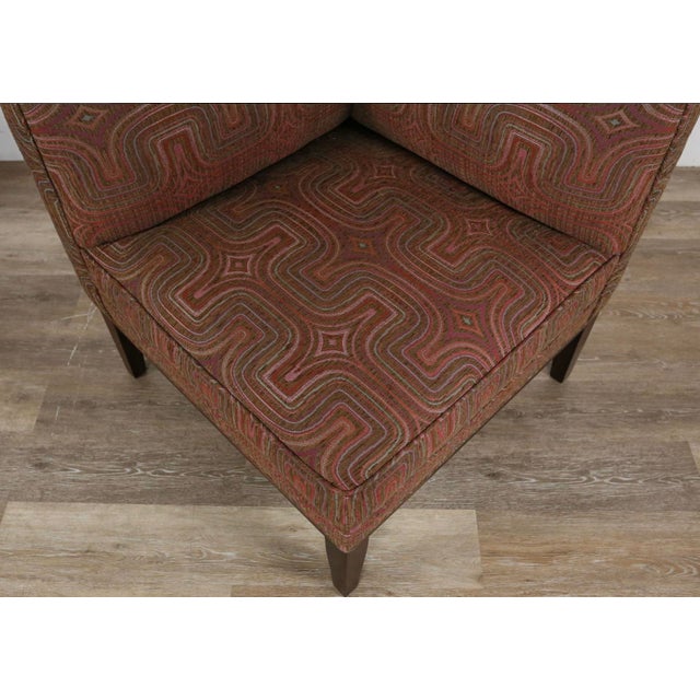 1990s Mitchell Gold + Bob Williams Modern Style Corner Chairs / Settee for Bloomingdale’s - S/2 For Sale - Image 5 of 12