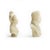Giuseppe Benassai Pair of Busts 1834 Livorno made of alabaster depicting two noble busts, signed and dated. Elegant pair...