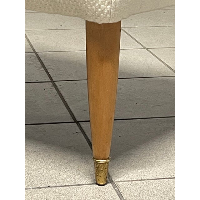 Bench in Maple and Wool, 1940s For Sale - Image 15 of 16