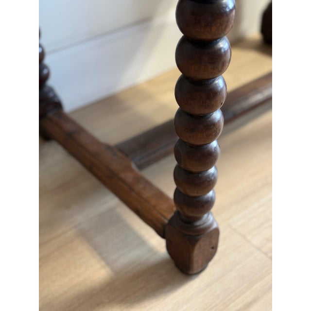 18th Century 18th c. French Walnut Bobbin Table For Sale - Image 5 of 11