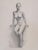 Beautiful nude female portrait drawing on textured drawing paper, by artist Tim Holland.