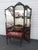 Early 20th Century 1920s Carved Tri Fold Vanity Makeup Dressing Table and Stool 6454 For Sale - Image 5 of 18