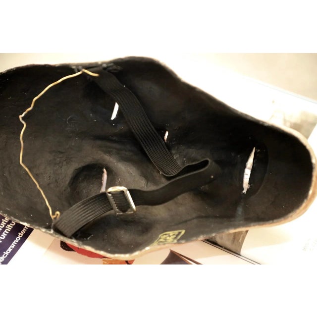 Brown Scott Thewes Hand Made Masks - Set of 7 For Sale - Image 8 of 10