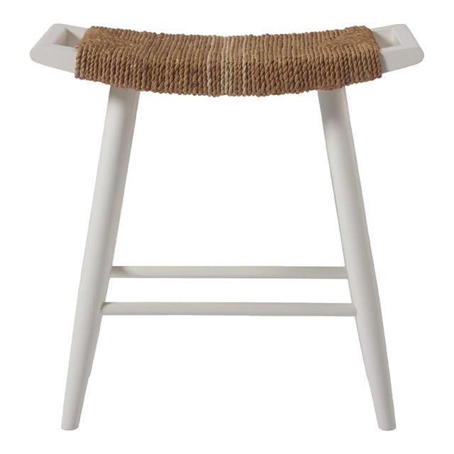 Shoreline Counter Stool, White For Sale
