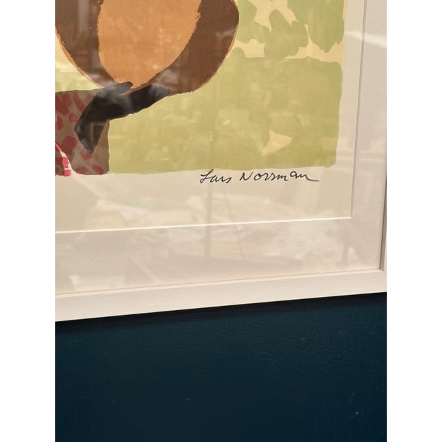 Lars Norrman, Woman, 1960s, Lithograph, Framed For Sale - Image 15 of 18