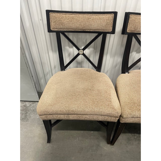 Early 21st Century Upholstered Marge Carson Dining Chairs Set of 4 Chairish