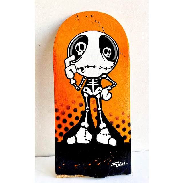 Arsen, At a Glance, 2023, Mixed Media on Wood For Sale - Image 4 of 4