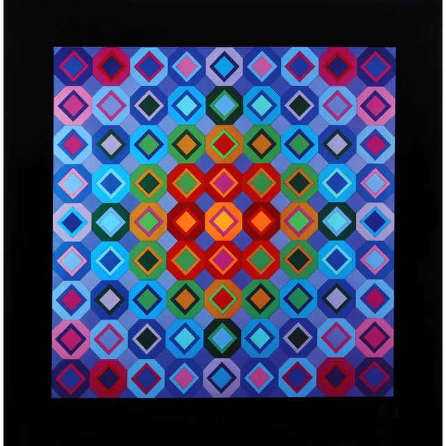 Victor Vasarely, Hungarian (1908 - 1997) - Folkokta, Portfolio: Structures Universelles de L'octogone, Year: 1975, Medium:...