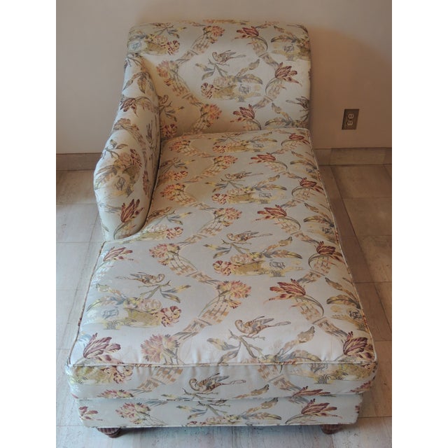 Late 20th Century Milling Road by Baker Chaise Lounge Chairish