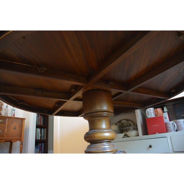 French Antique French Napoleon III Pedestal Table For Sale - Image 3 of 9