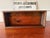 Antique Industrial Dovetail Wood Factory Tray For Sale - Image 16 of 18